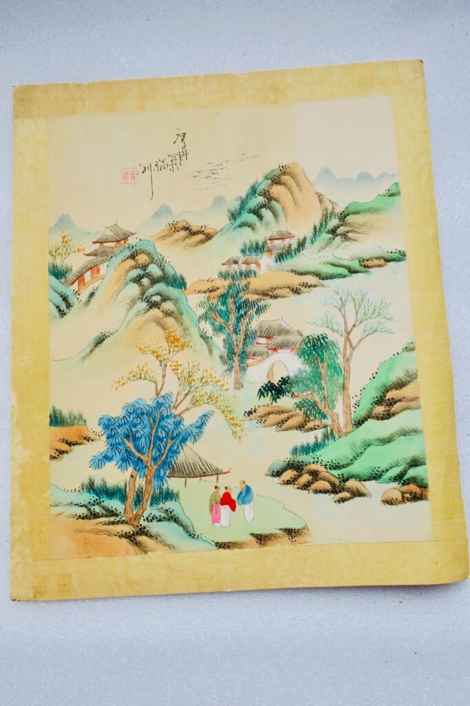 Schöner chinesischer Aquarelldruck