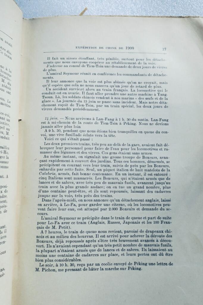Historischer Bericht über die China-Expedition von 1900