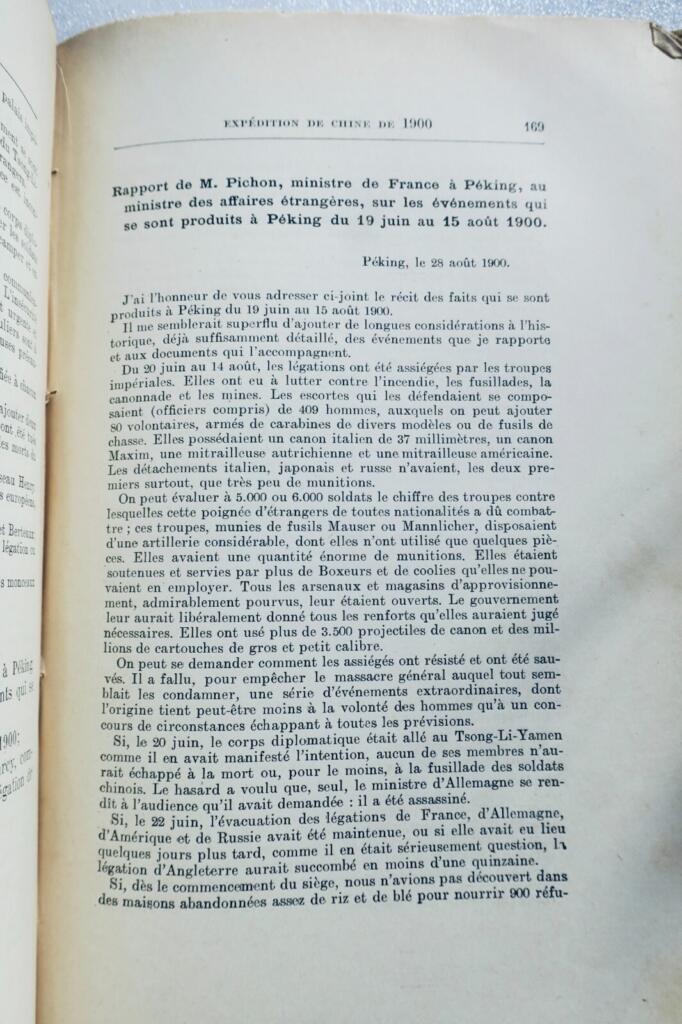 Historischer Bericht über die China-Expedition von 1900