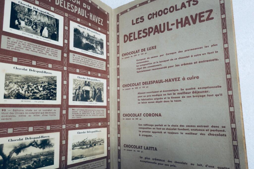 Photo album of Delespaul-Havez chocolate