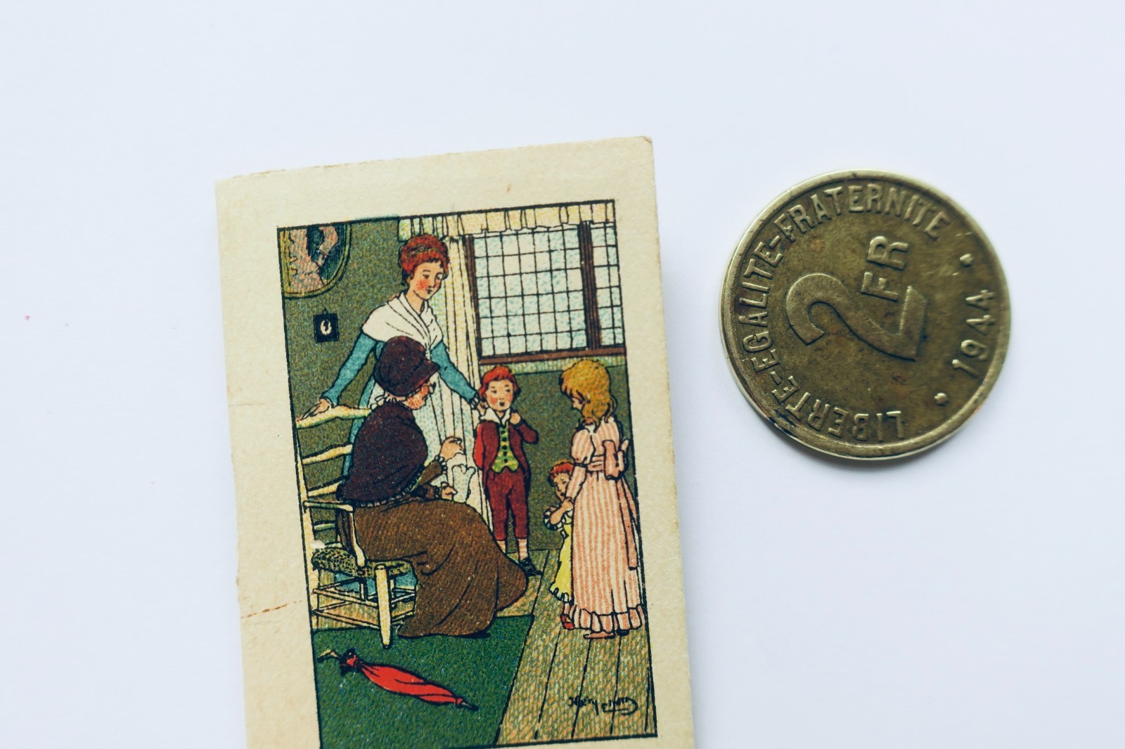 1913 Mini-Kalender von CHOCOLAT FOUCHER - Image 5