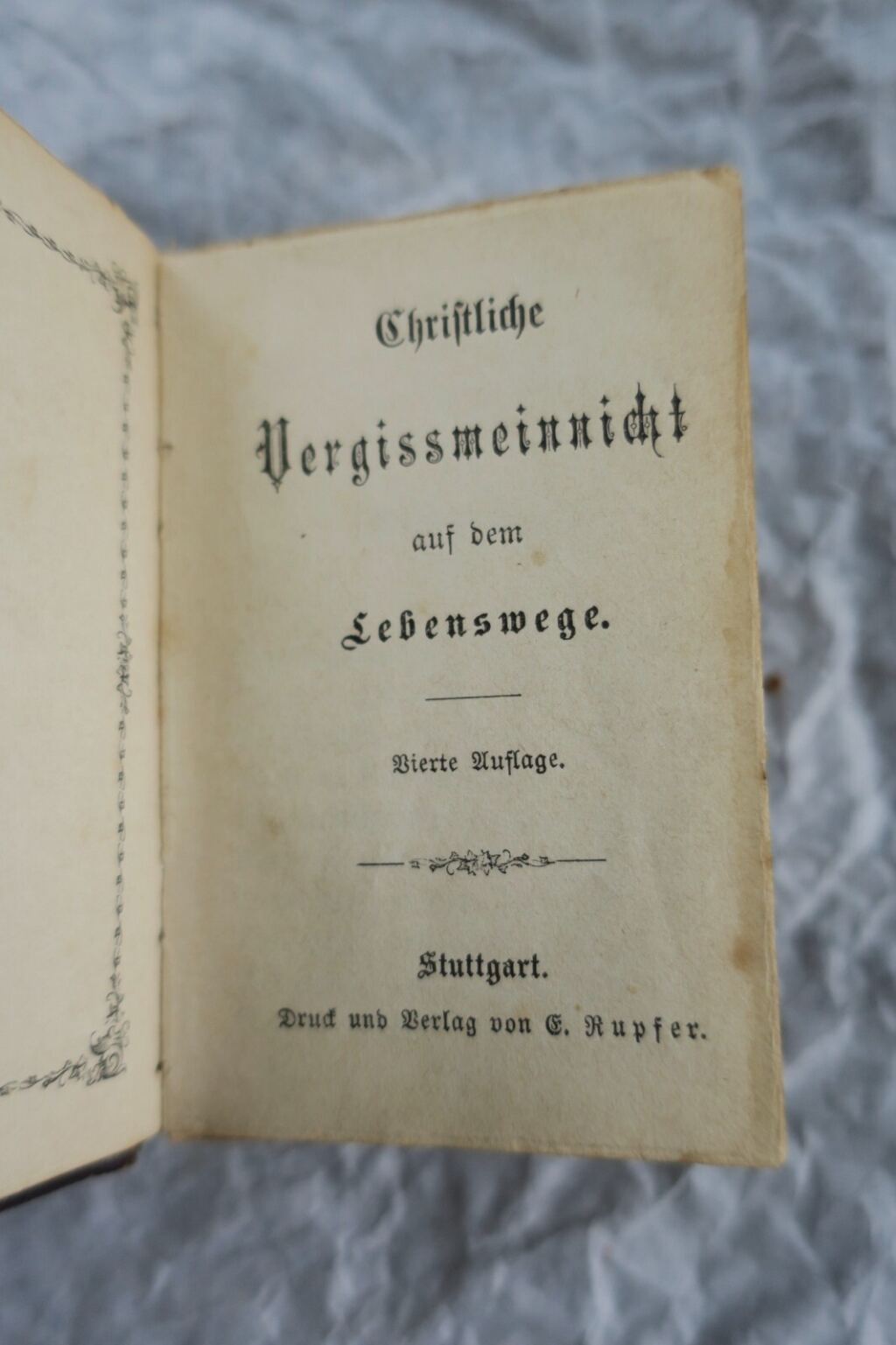 Christliche Vergißmeinnicht Ausgabe