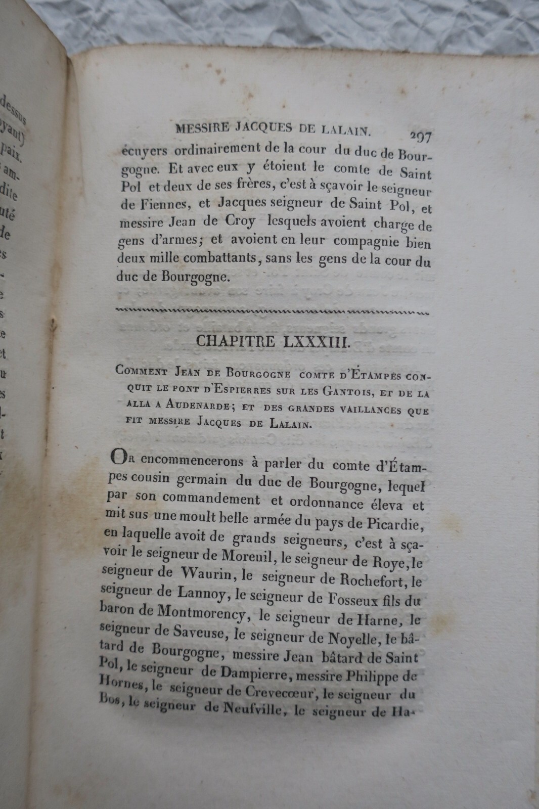 Chronik des J. de Lalain - Mittelalterliches Burgund<span class="lla-card-orig-wrap"><span class="lla-card-orig">❦ Chronique de J. de Lalain / Chastellain / Buchon</span></span> - La Librairie Antique