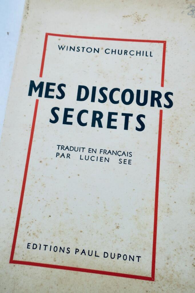 CHURCHILL WINSTON MES DISCOURS SECRETS