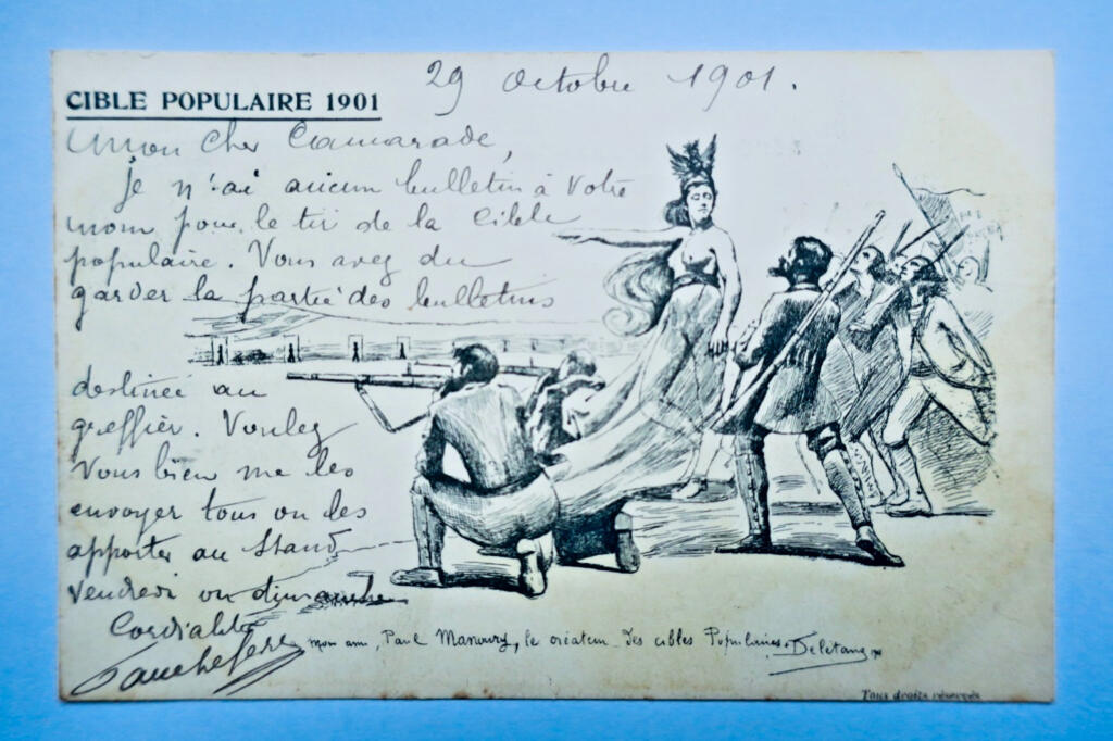 cible populaire 1901 caricature… Manoury