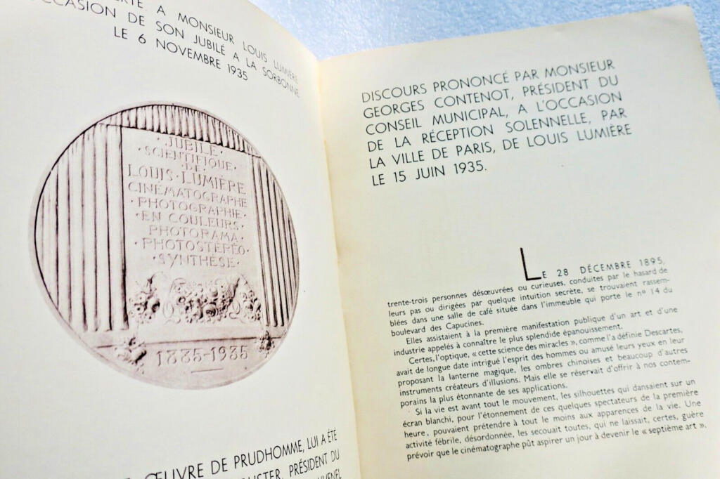 Cinema Hommage à Louis Lumière – Ville de Paris Musée Galliéra 1935