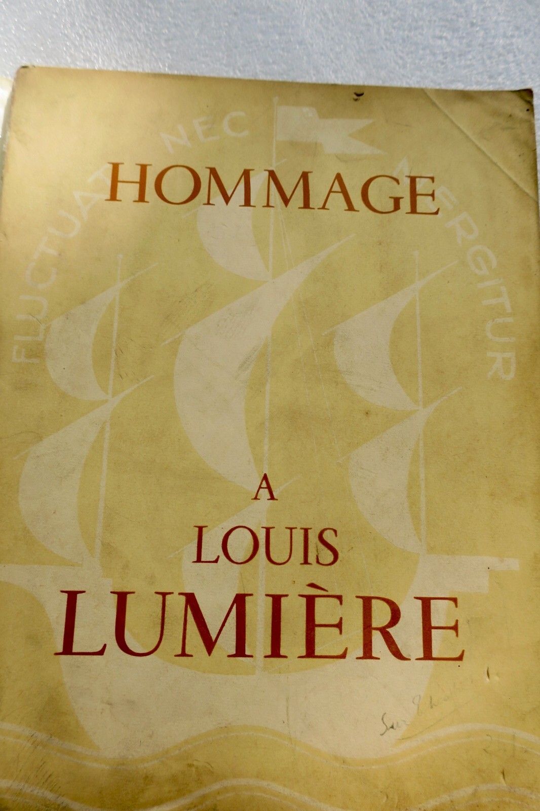 Cinema Hommage à Louis Lumière – Ville de Paris Musée Galliéra 1935 - La Librairie Antique