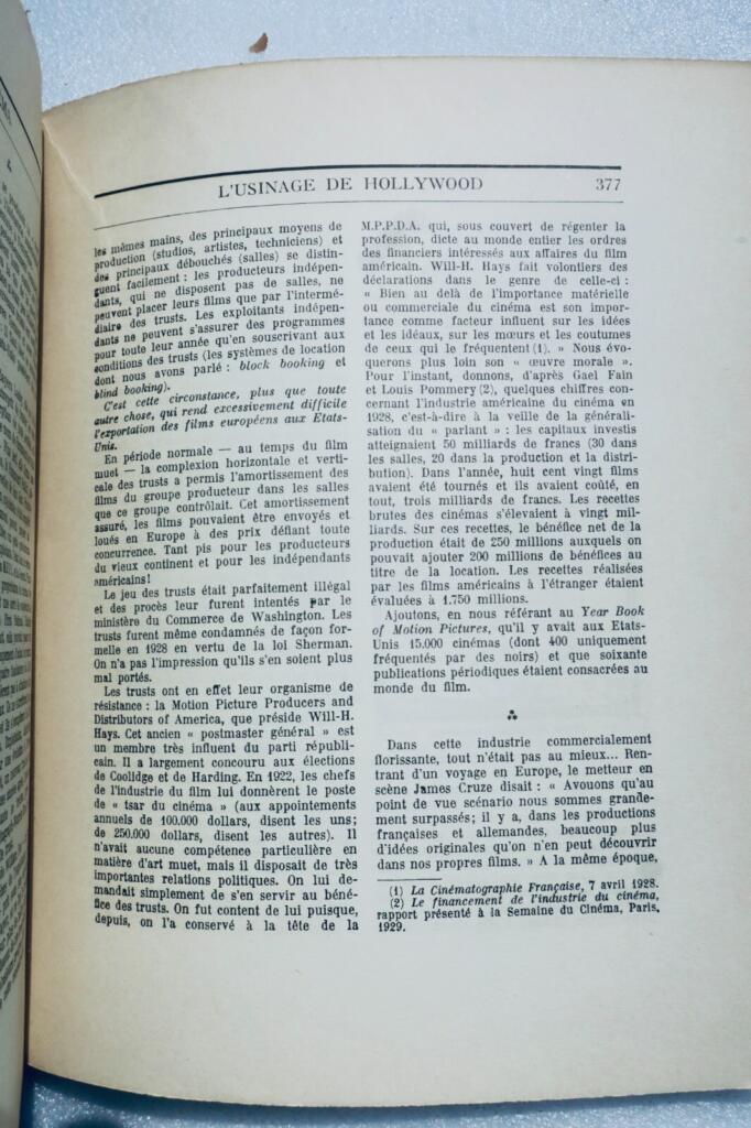 Cinéma LAPIERRE (Marcel). Les cent visages du cinéma
