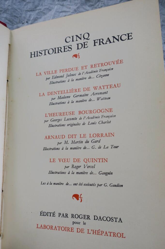 CINQ HISTOIRES DE FRANCE. UN REVEILLON DANS LA BROUSSE, LES CHERCHEURS D&rsquo;OR…
