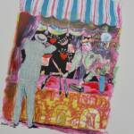 Cirque MOUREY Fêtes Foraines De Paris. Lithografie Originali GRAU SALA