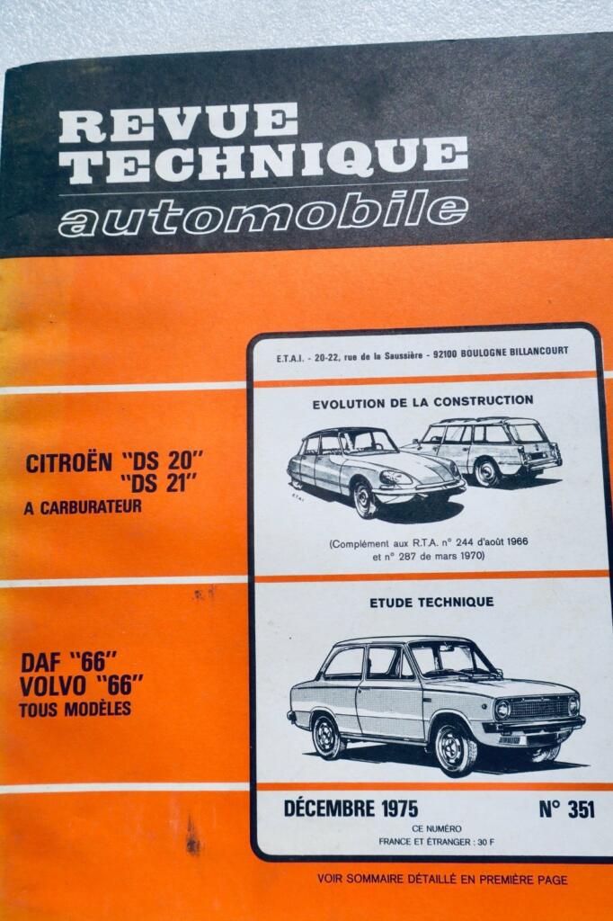 Automobiltechnische Übersicht 1975
