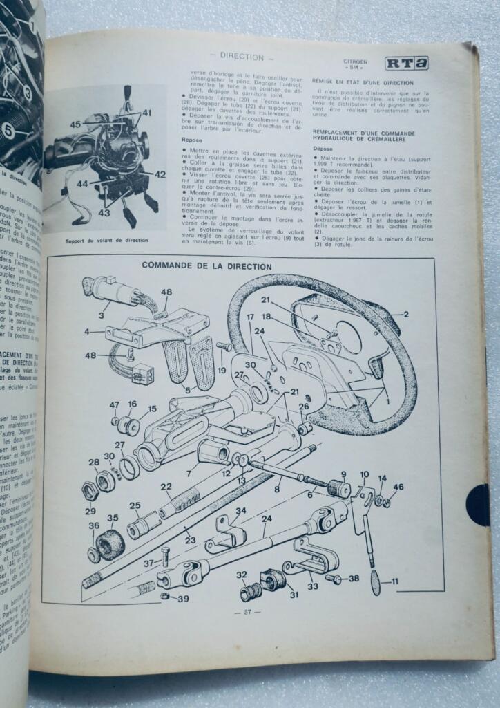 Citroën SM Technical Workshop Manual