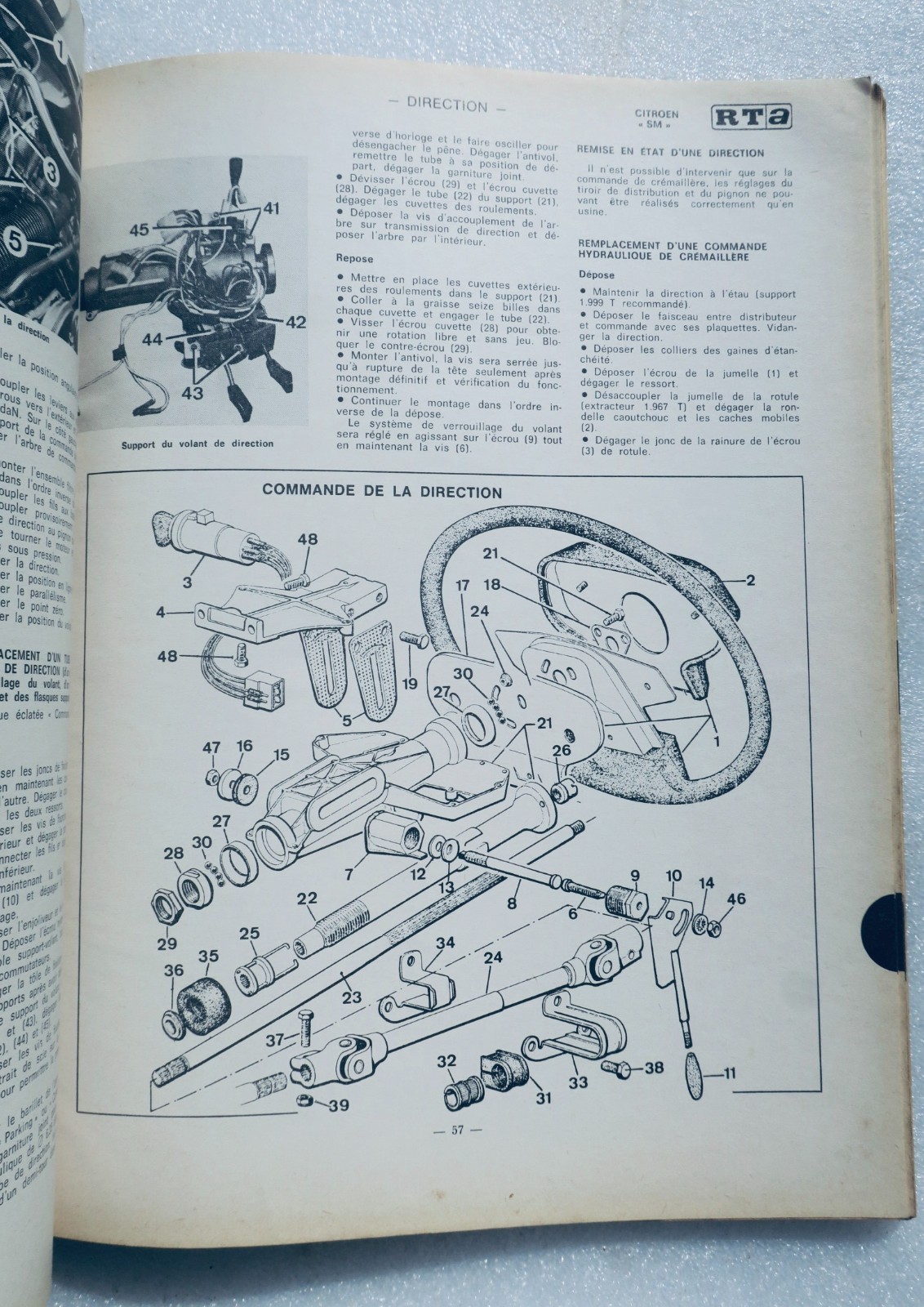 Citroën S M Revue technique automobile n° 316 - Septembre 1972 - Image 13