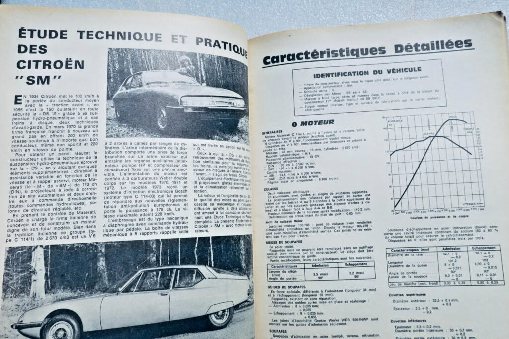 Citroën SM Technical Workshop Manual