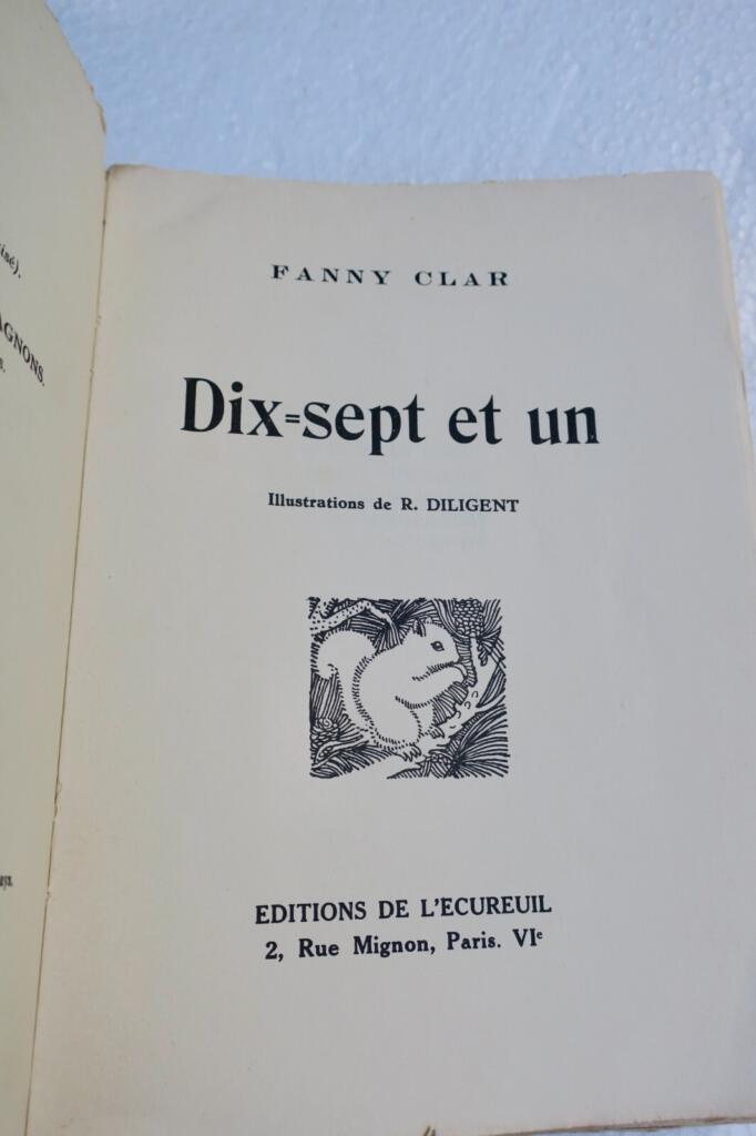 CLAR FANNY DIX SEPT ET UN ill-R. Diligent