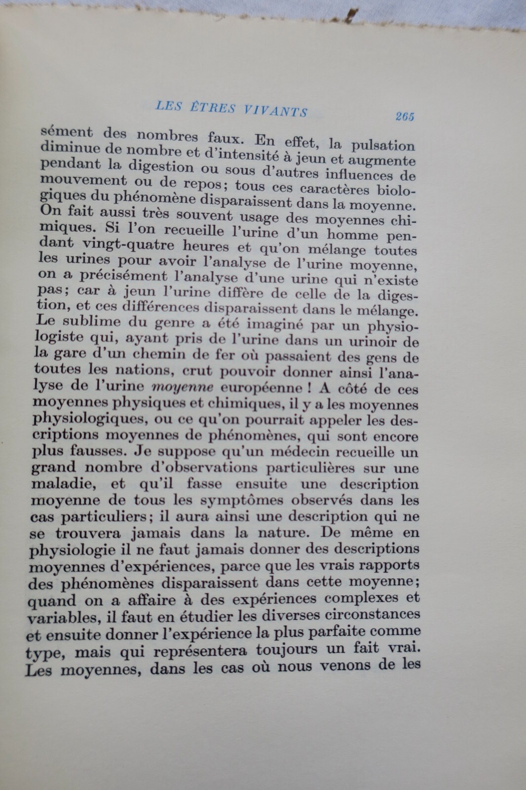 Claude Bernard Introduction à l’ Étude de La Médecine Expérimentale - La Librairie Antique