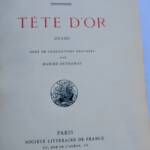 CLAUDEL TETE D'OR-DRAME 1920