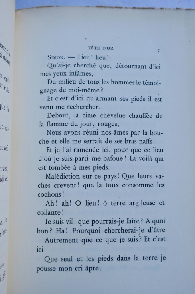 TETE D'OR - Poetisches Drama