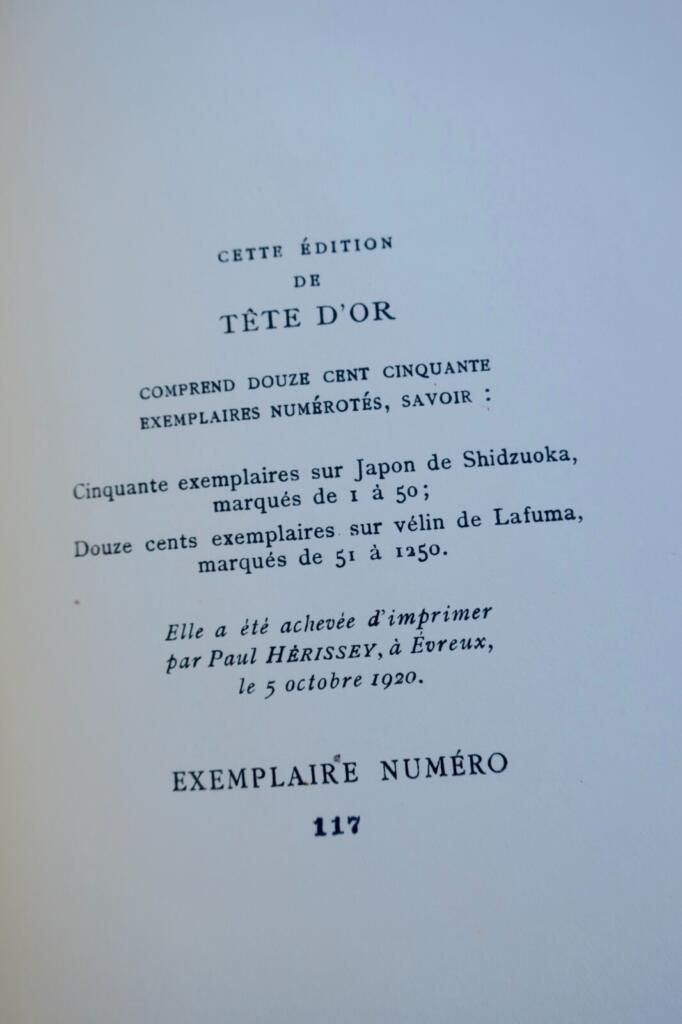 TETE D'OR - Poetisches Drama