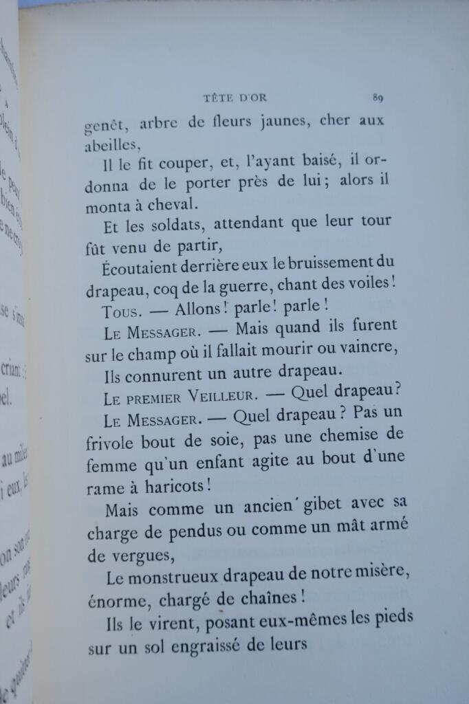 TETE D'OR - Poetisches Drama