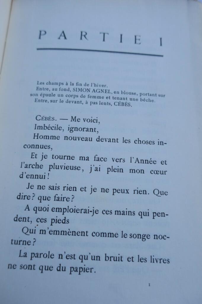 CLAUDEL TETE D&rsquo;OR-DRAME 1920