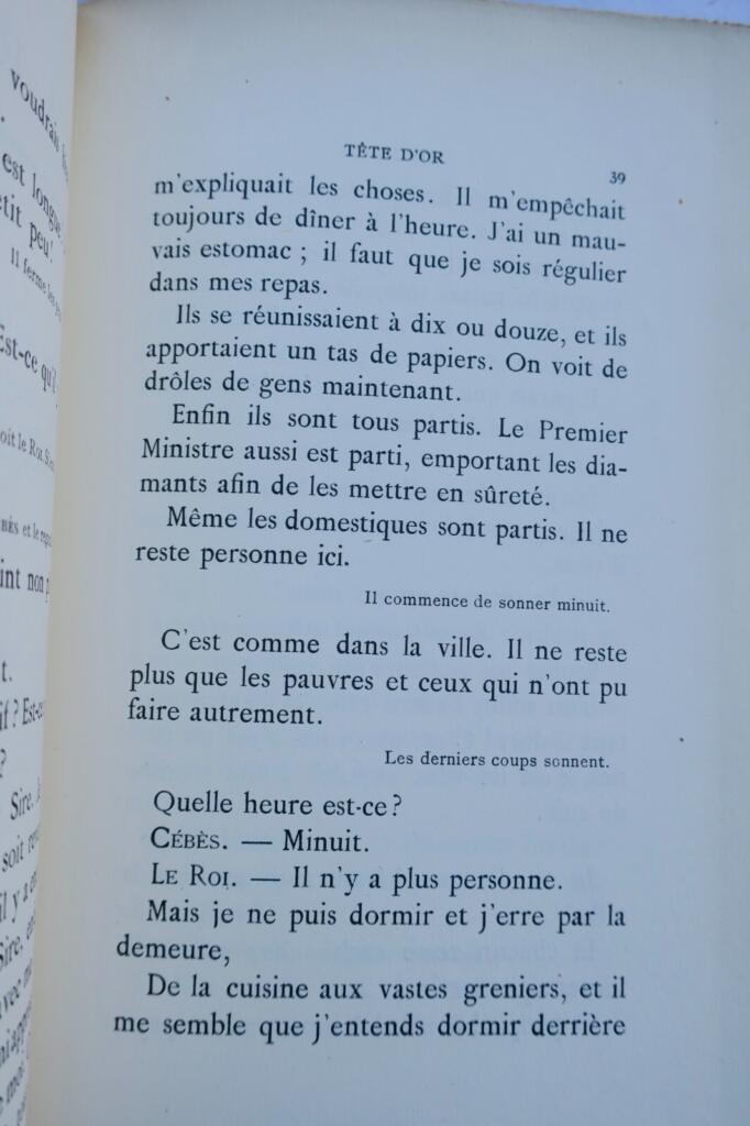 TETE D'OR - Poetisches Drama
