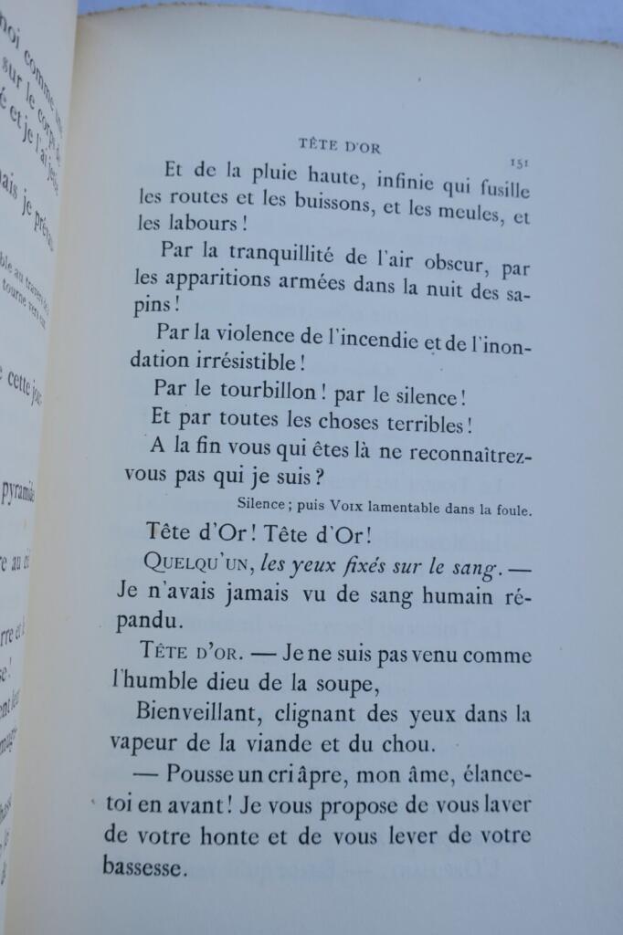 TETE D'OR - Poetisches Drama