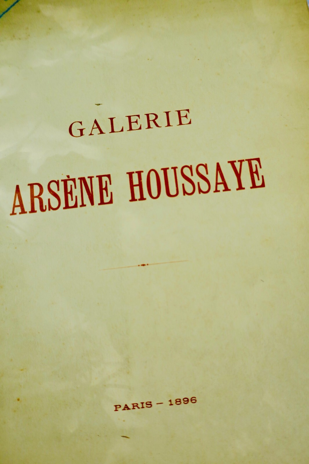 Katalog von Kunstwerken und Miniaturen<span class="lla-card-orig-wrap"><span class="lla-card-orig">❦ Cleretie, Jules Catalogue des Tableaux Pastels, Dessins Miniature…1896</span></span> - La Librairie Antique