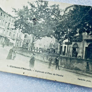 Clermont-l'Hérault esplanade et place du marché 1905