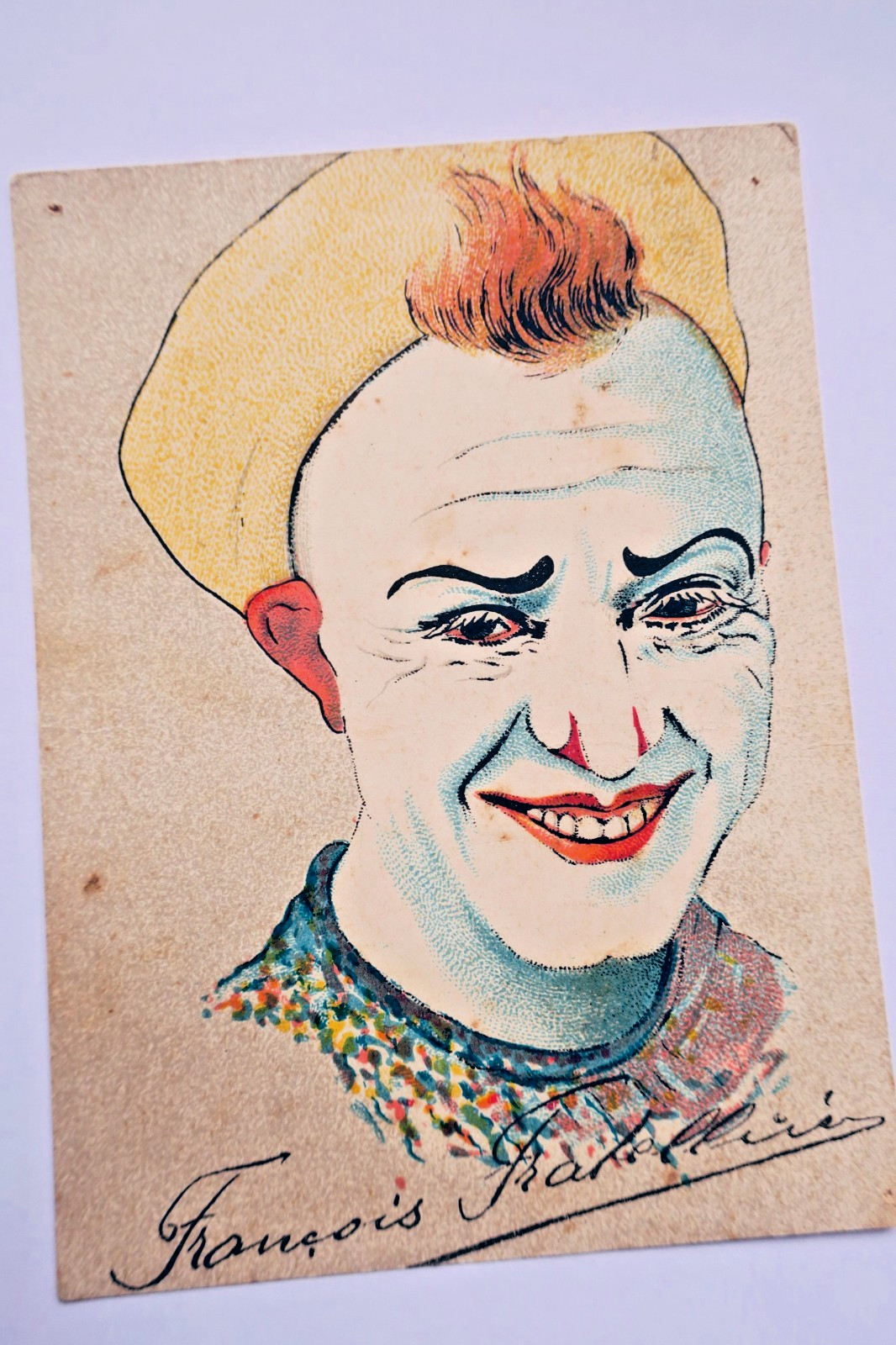 Clown François Fratellini 2 cartes-postales - La Librairie Antique