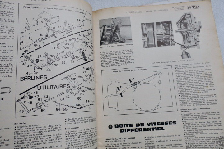 Coccinelle Revue Technique Automobile Volkswagen Coccinelle 1972 utilitaire – Image 4