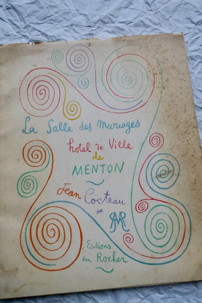 COCTEAU La salle des mariages. Hôtel de ville de Menton