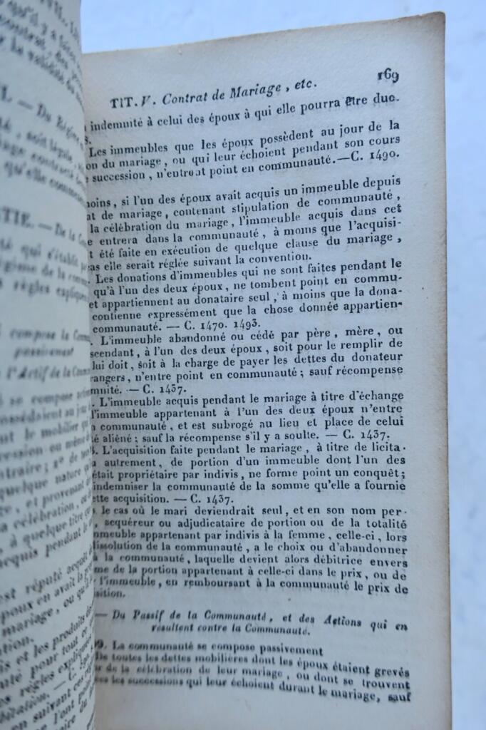 COD huit codes en miniature. Avec indications de leurs articles correlatifs 1833