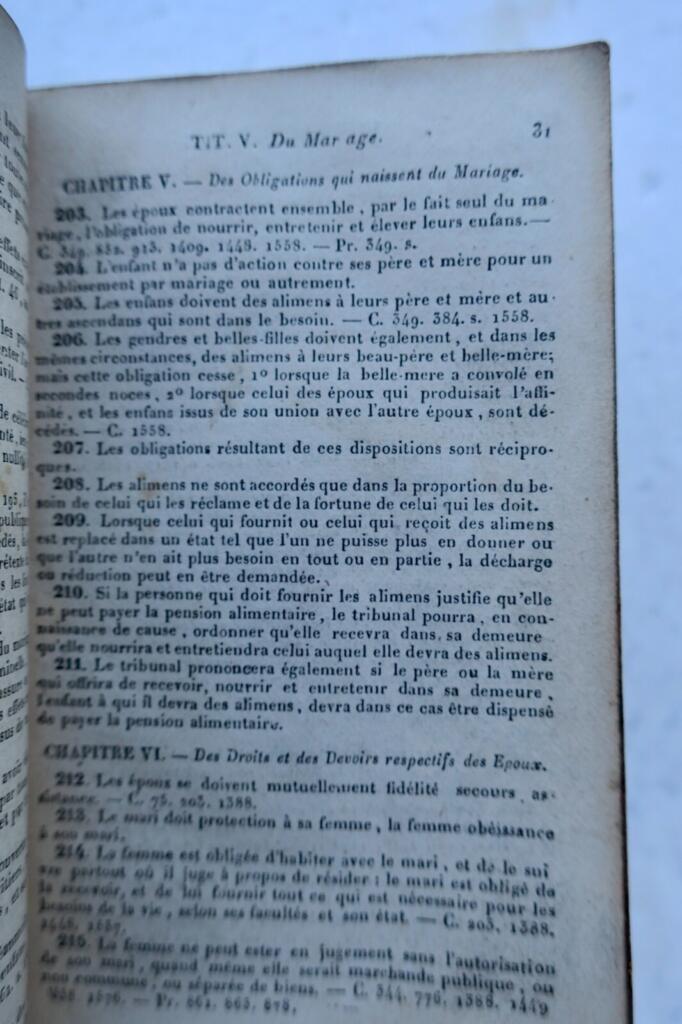 COD huit codes en miniature. Avec indications de leurs articles correlatifs 1833