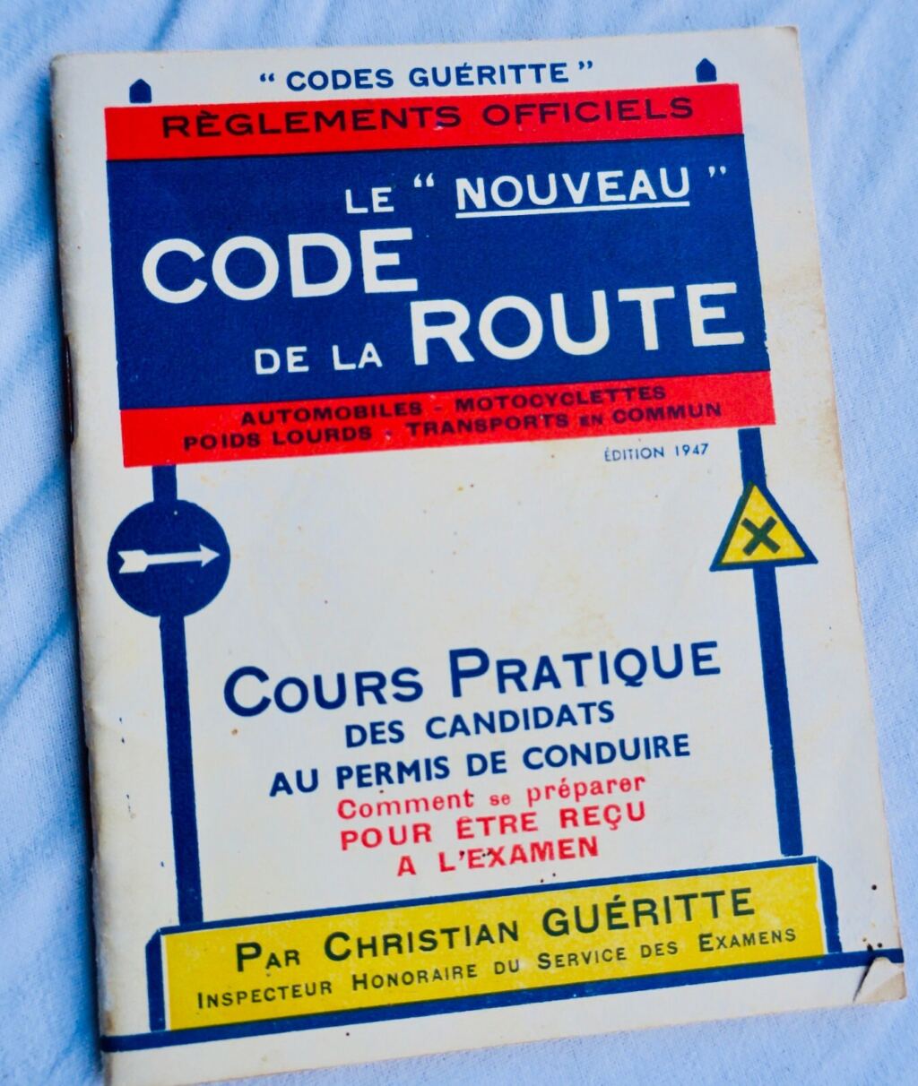 CODE nouveau code de la route, automobiles, motocyclettes, poids lourds… 1947