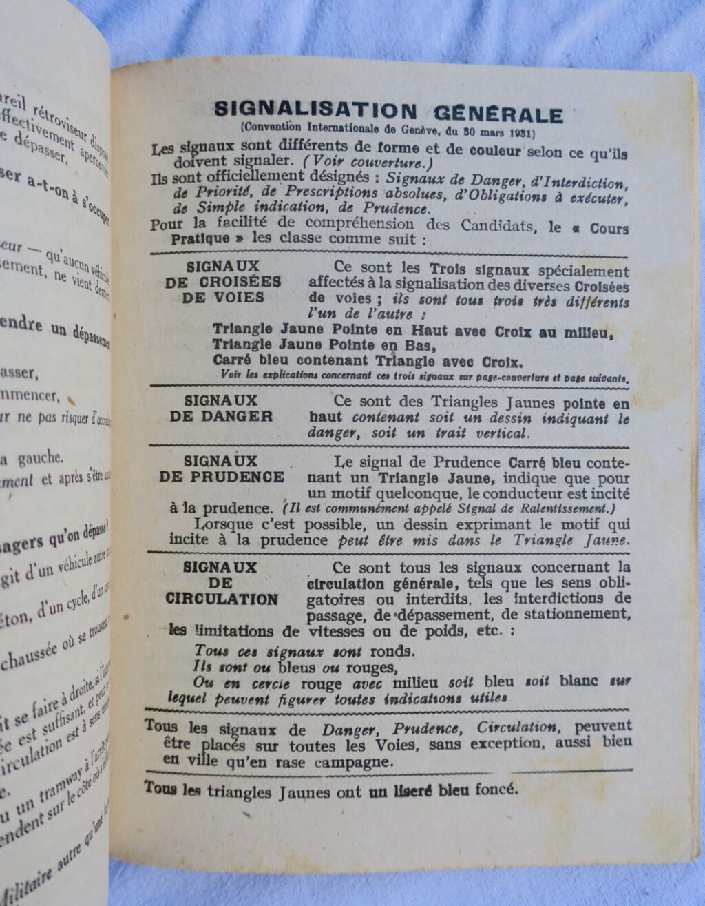 CODE nouveau code de la route, automobiles, motocyclettes, poids lourds… 1947