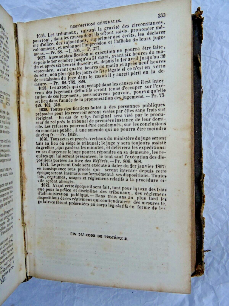 Sammlung der französischen Rechtskodizes