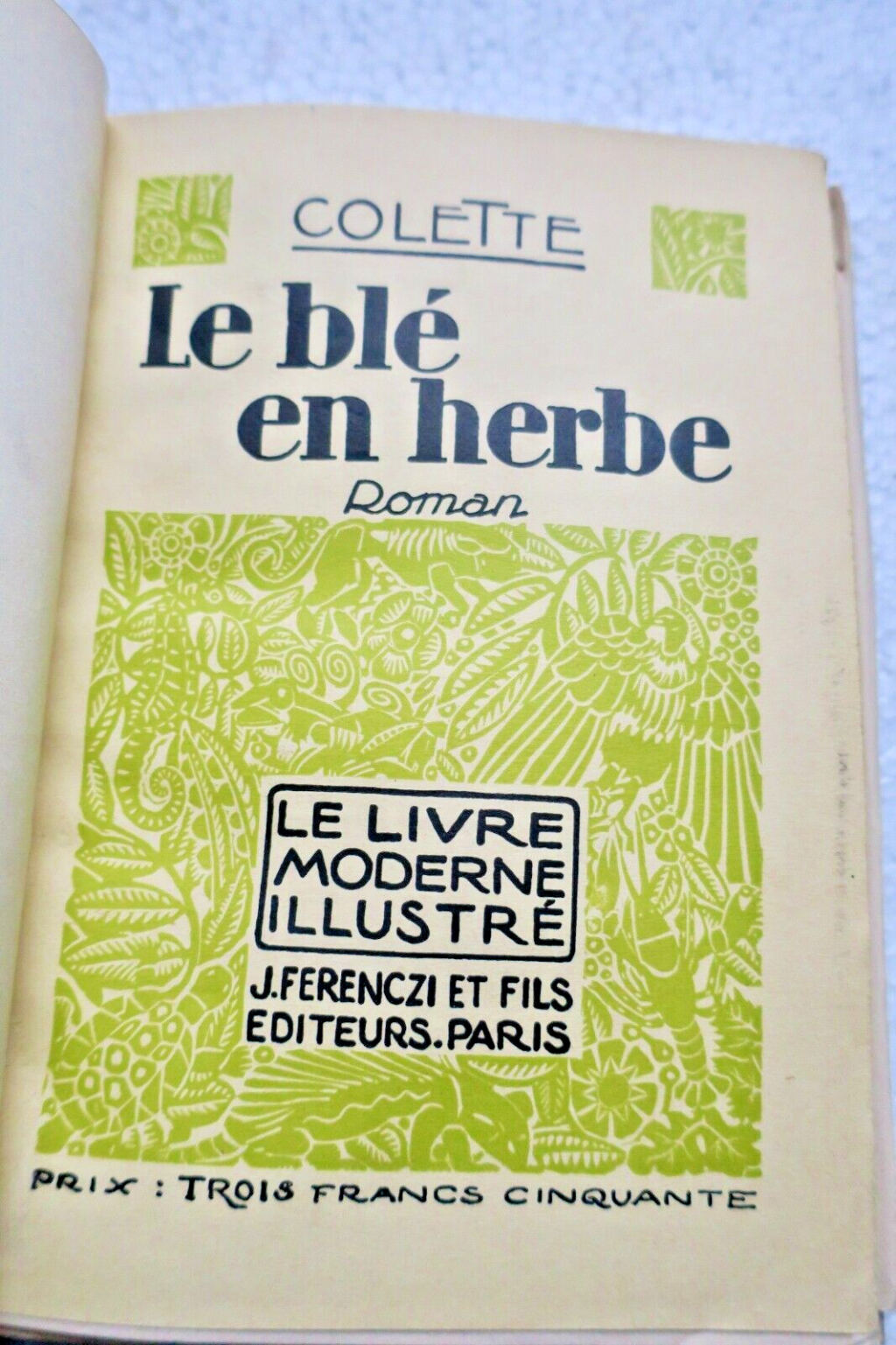 Colette Le blé en herbe