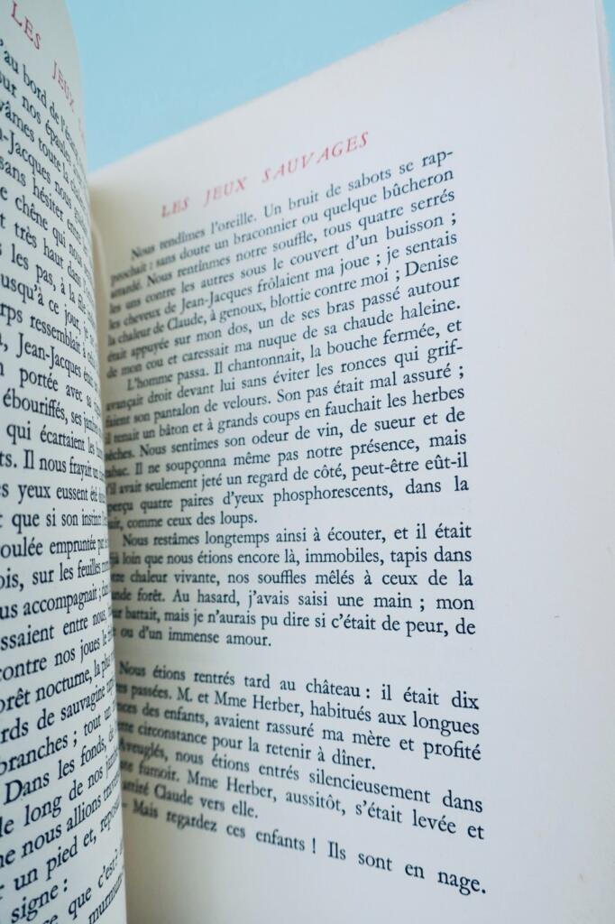COLIN (Paul) Les jeux sauvages