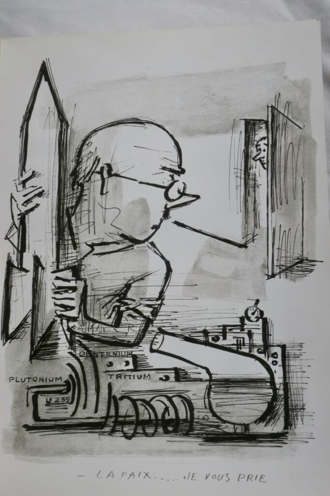 Humorvolle Kunst von Krieg bis Frieden