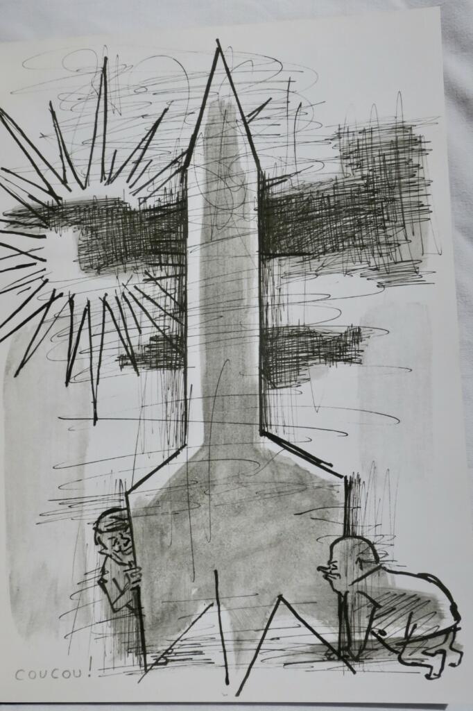 Humorvolle Kunst von Krieg bis Frieden