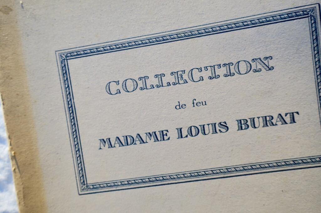 Burat-Sammlung - Charpentier-Galerie Auktion 1937