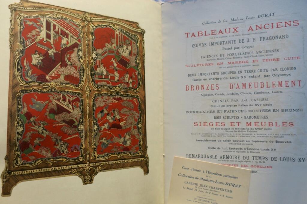 Burat-Sammlung - Charpentier-Galerie Auktion 1937