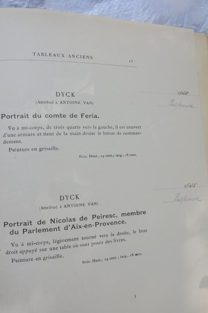 Auktionskatalog alter Gemälde aus der Muller-Sammlung