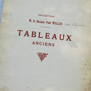 Collection of Dr. Paul Muller 1910 Drouot