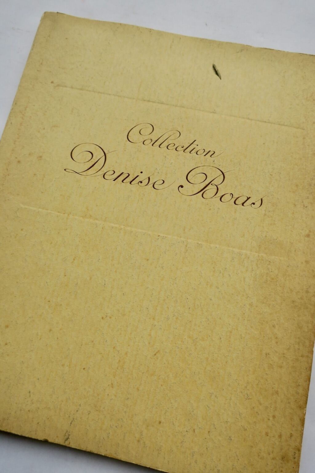 Collection DENISE BOAS OBJETS D’ART ET D’AMEUBL…1937