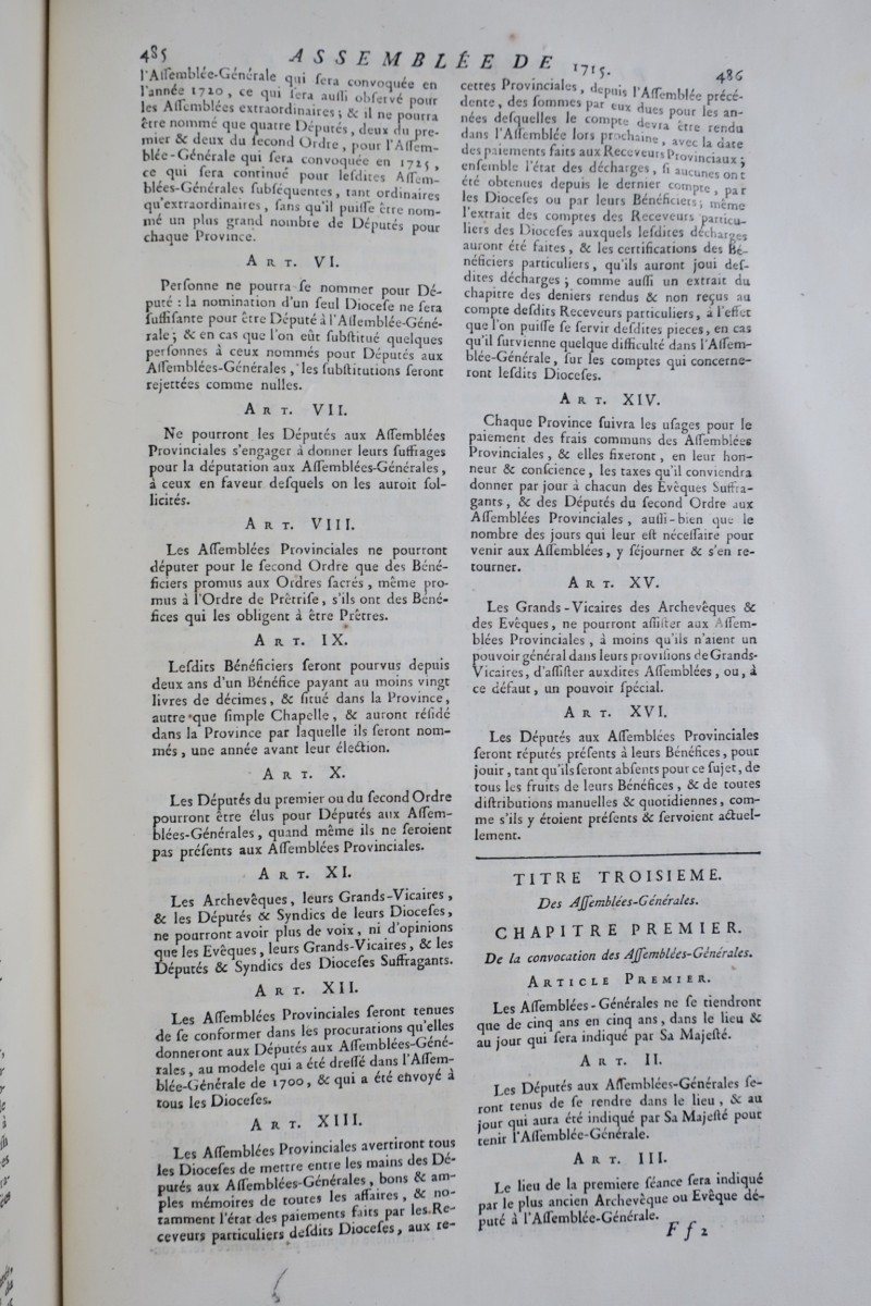 Collection Des Procès-verbaux Des Assemblées-générales Du Clergé De France De... – Image 5