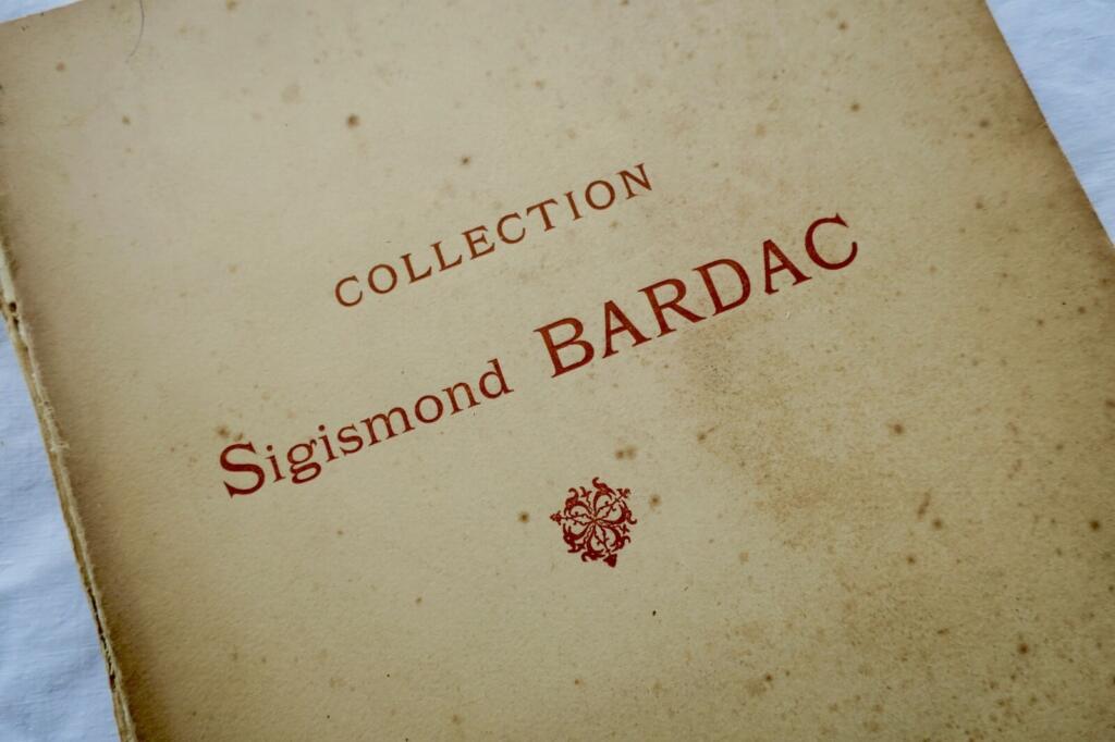 Sigismond Bardac Sammlung Auktionskatalog 1920