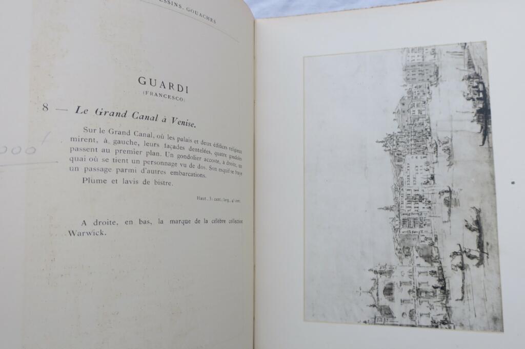 collection Sigismond Bardac Catalogue des Tableaux anciens, Pastels 1920