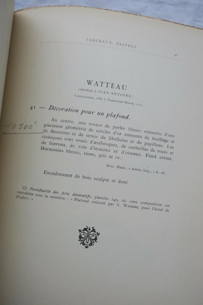 Sigismond Bardac Sammlung Auktionskatalog 1920